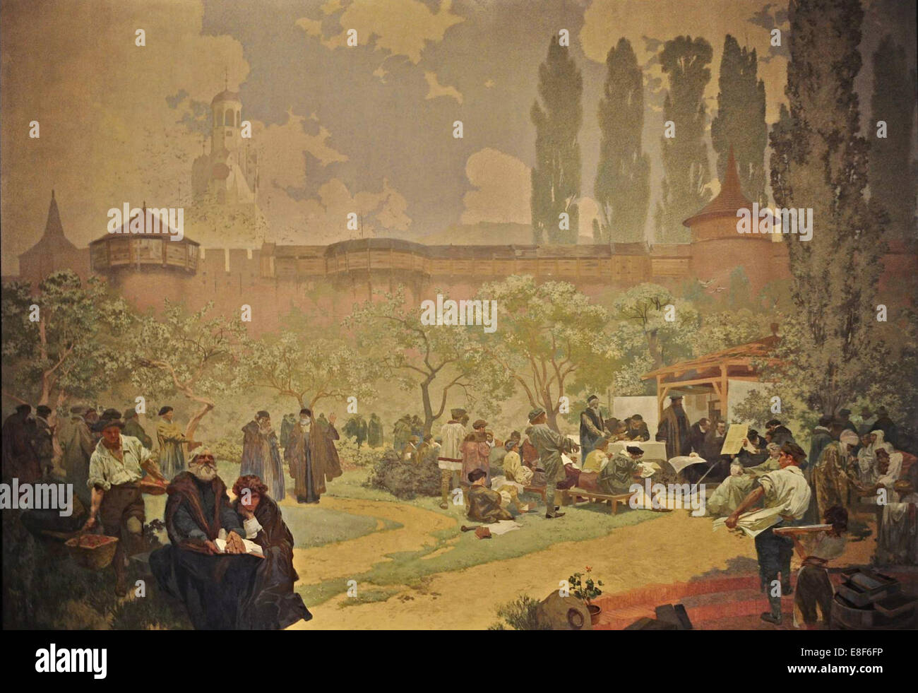 The Printing of the Bible of Kralice in Ivancice (The cycle The Slav