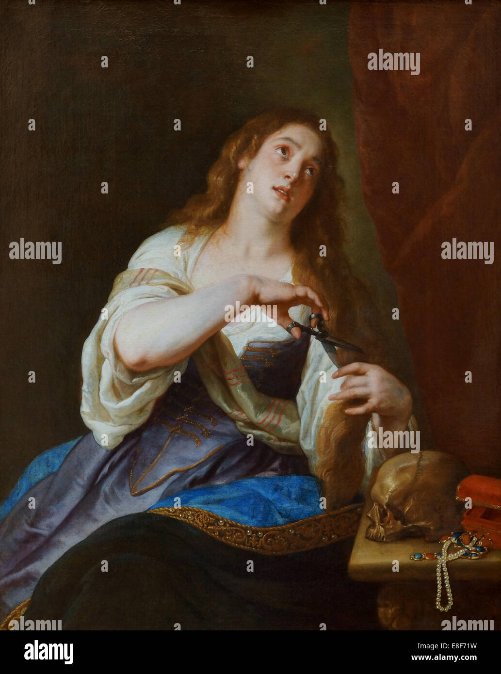 The Repentant Mary Magdalene. Artist: Crayer, Caspar de (1584-1669) Stock Photo