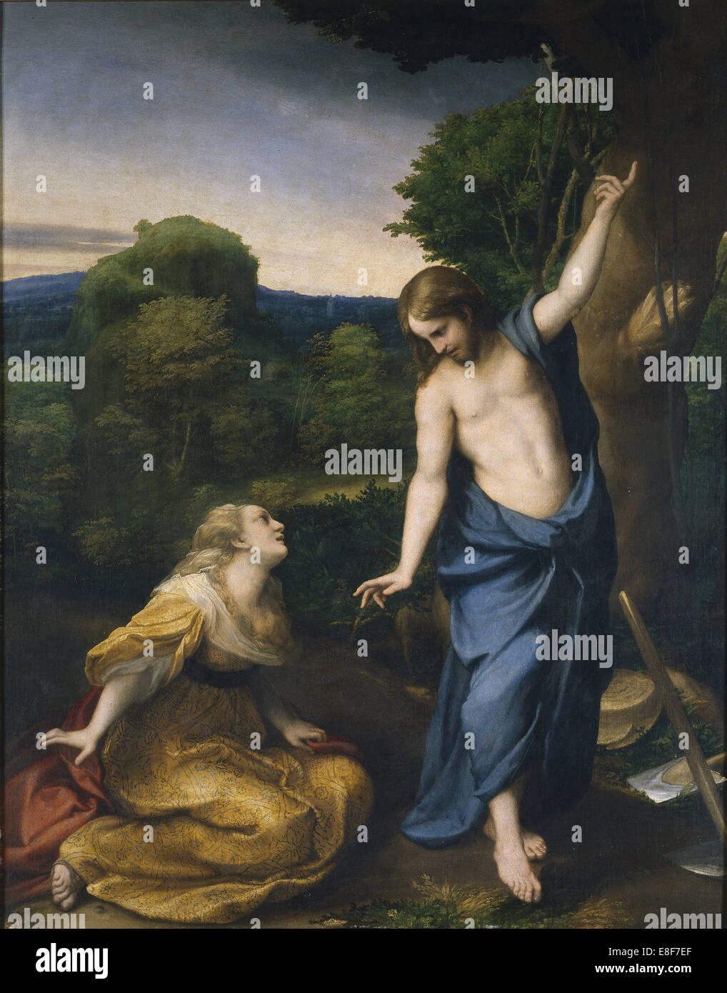 Noli me Tangere. Artist: Correggio (1489-1534) Stock Photo