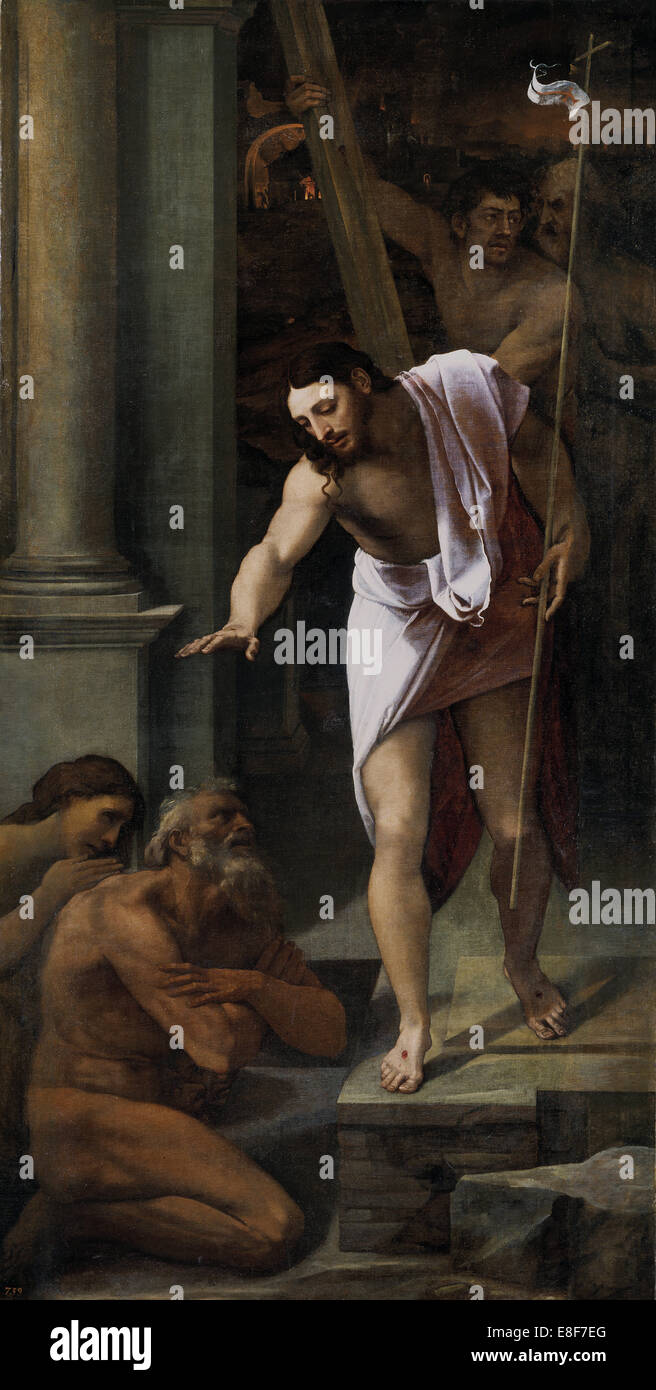 Christ in Limbo. Artist: Piombo, Sebastiano, del (1485-1547) Stock Photo