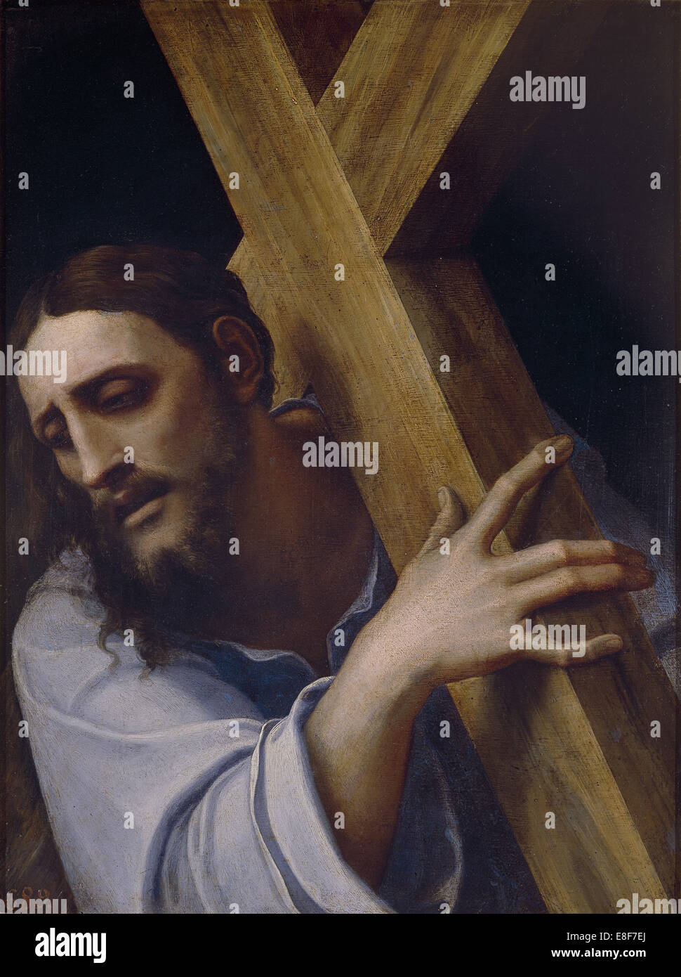 Christ Carrying the Cross. Artist: Piombo, Sebastiano, del (1485-1547) Stock Photo