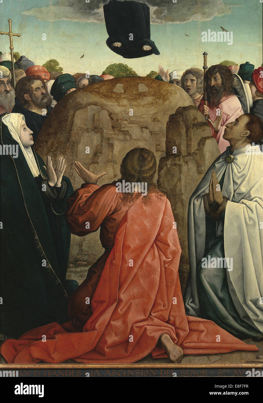 The Resurrection. Artist: Juan de Flandes (ca. 1465-1519) Stock Photo