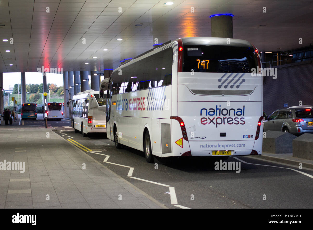 National Express coach outside London Gatwick Airport Stock Photo - Alamy