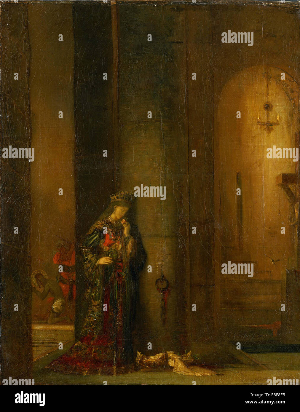 Salome at the Prison. Artist: Moreau, Gustave (1826-1898) Stock Photo