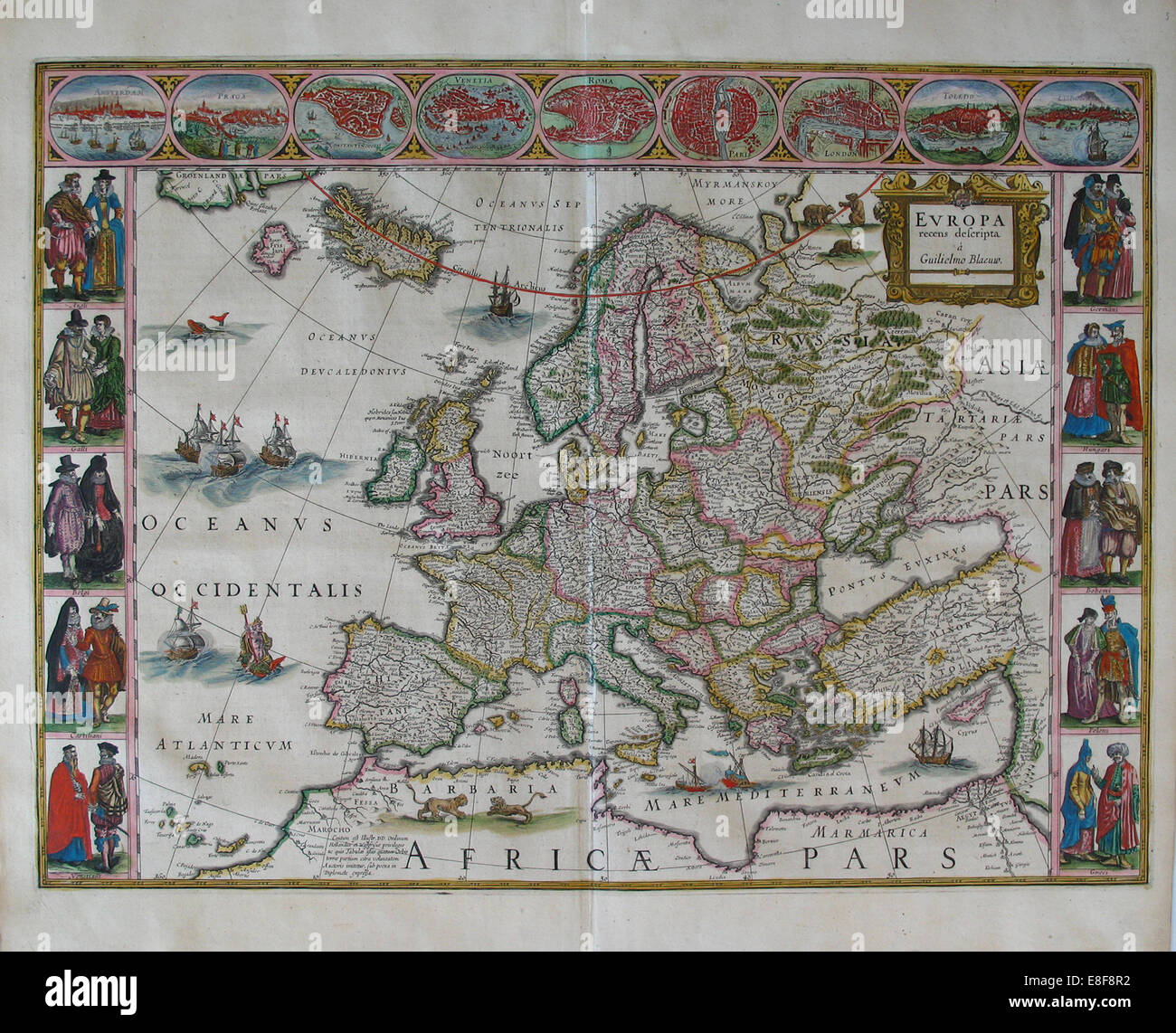 1662 Blaeu/'s Atlas Maior Vintage Map Poster by Joan Blaeu Multiple Sizes
