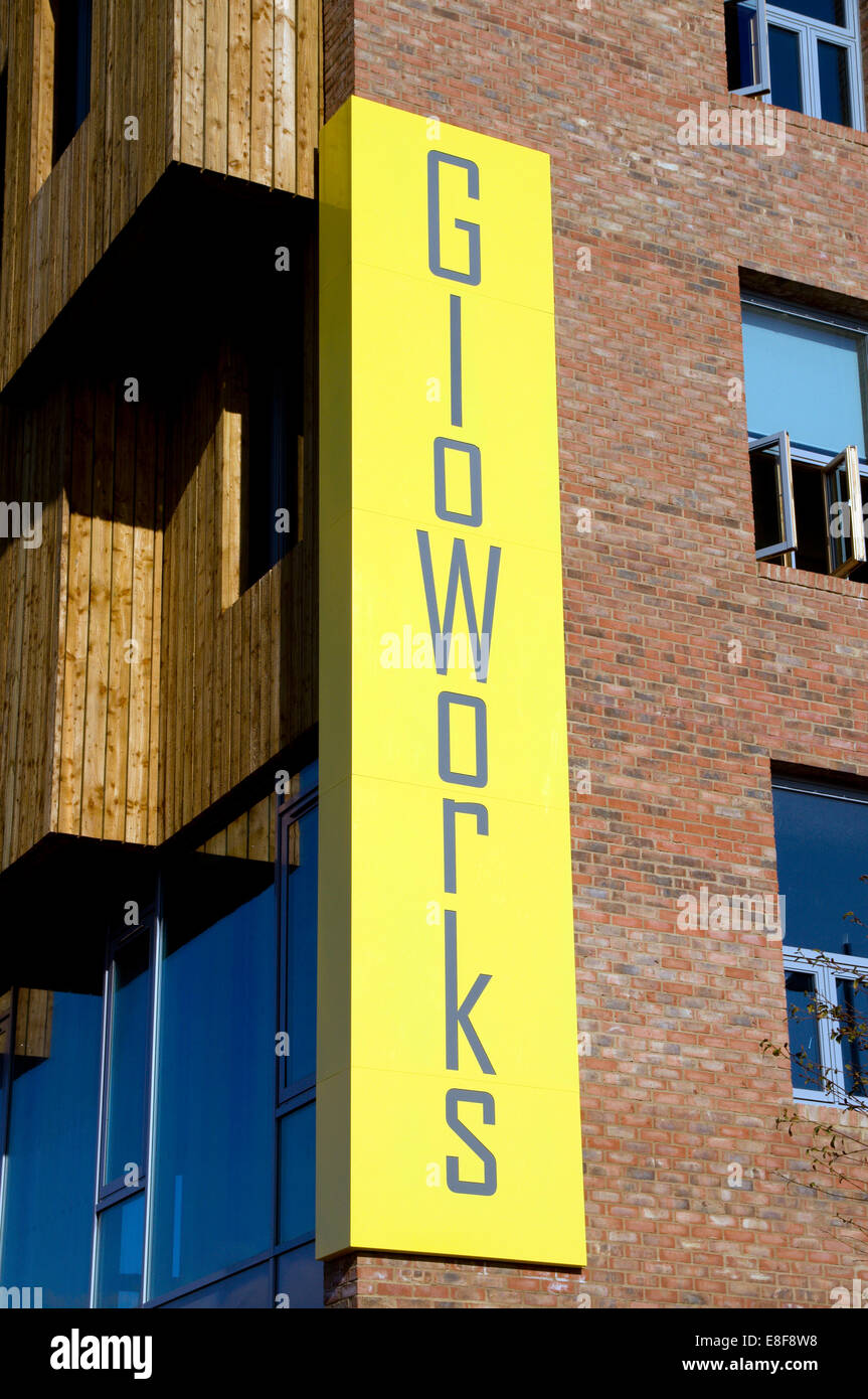 Gloworks creative industries centre, Porth Teigr, Roath Basin, Cardiff