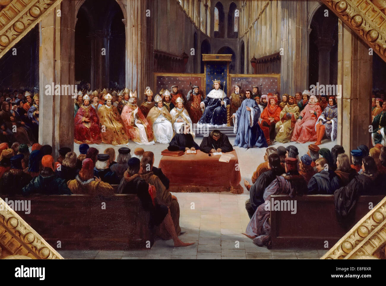 The assembly of the EstatesGeneral, April 10, 1302. Artist Alaux