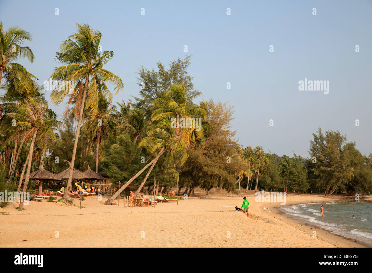 Vietnam, Phu Quoc, Ong Lang Beach, Resort Stock Photo