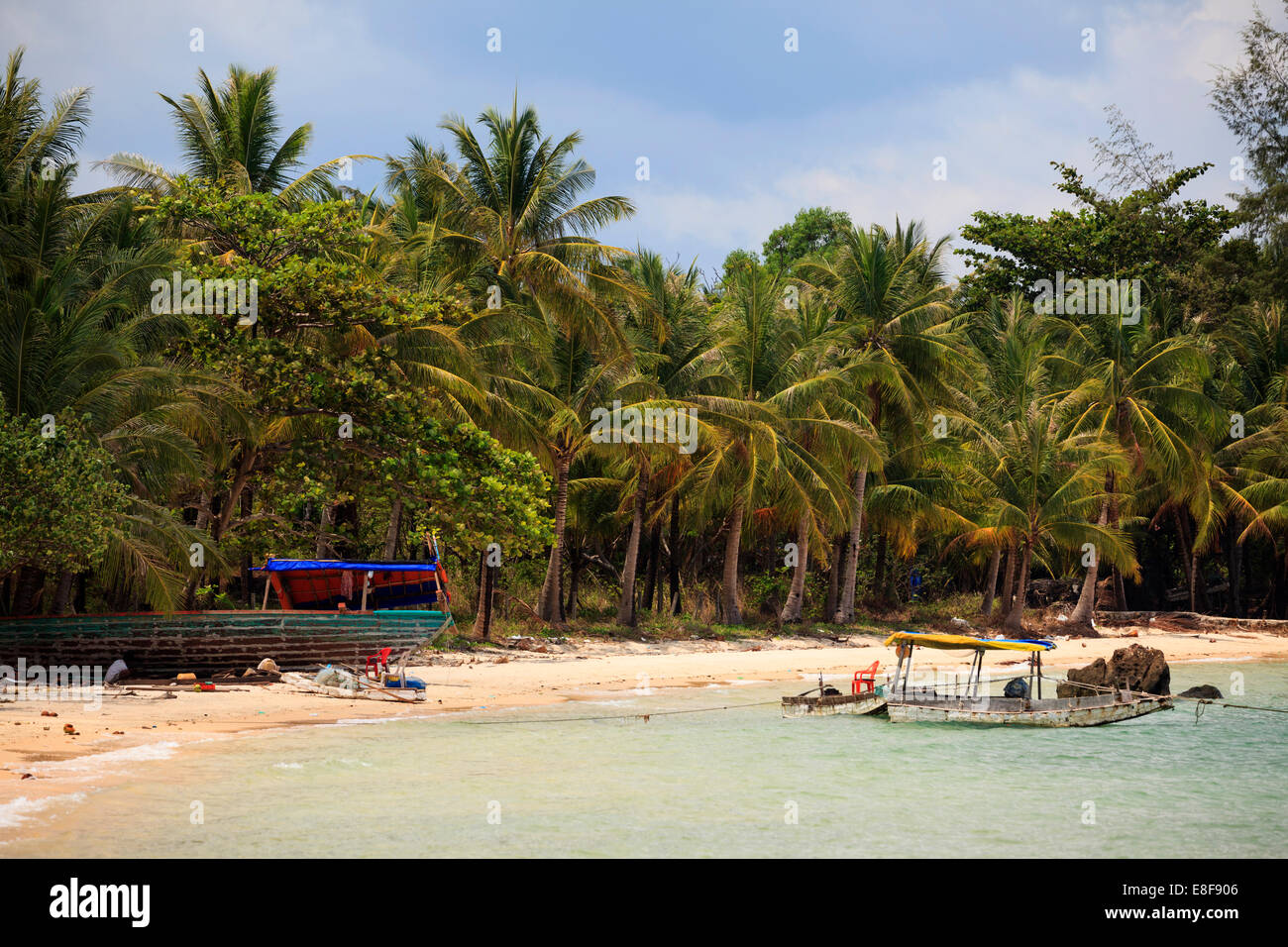 Vietnam, Phu Quoc, Cape Ganh Dau Stock Photo