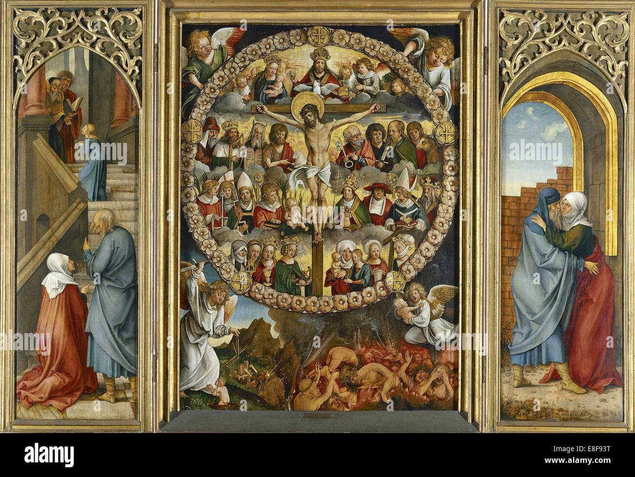 Triptych Of The Rosary Artist Kulmbach Hans Suess Von Ca 1480 Triptych Of The Rosary Artist Kulmbach Hans Suess Von Ca 1480