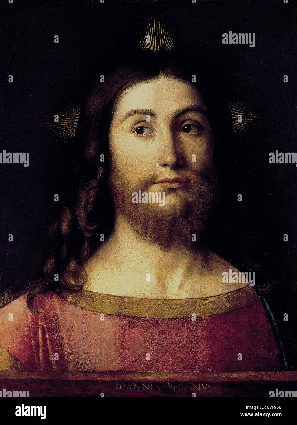 Saviour of the World. Artist: Bellini, Giovanni (1430-1516) Stock Photo