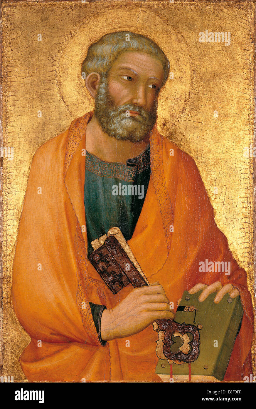 Peter the Apostle. Artist: Martini, Simone, di (1280/85-1344) Stock Photo