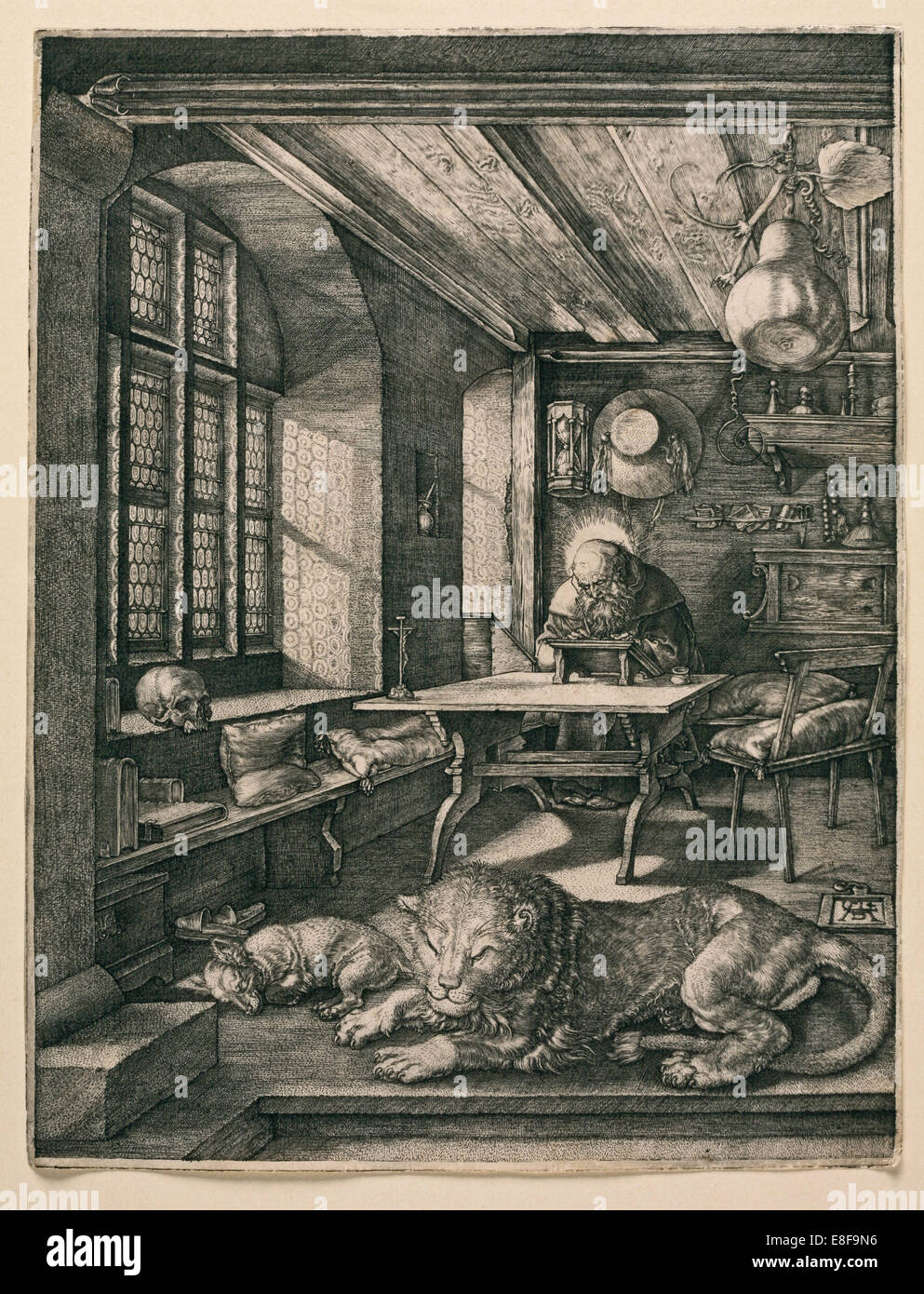 Saint Jerome in his Cell. Artist: Dürer, Albrecht (1471-1528) Stock Photo