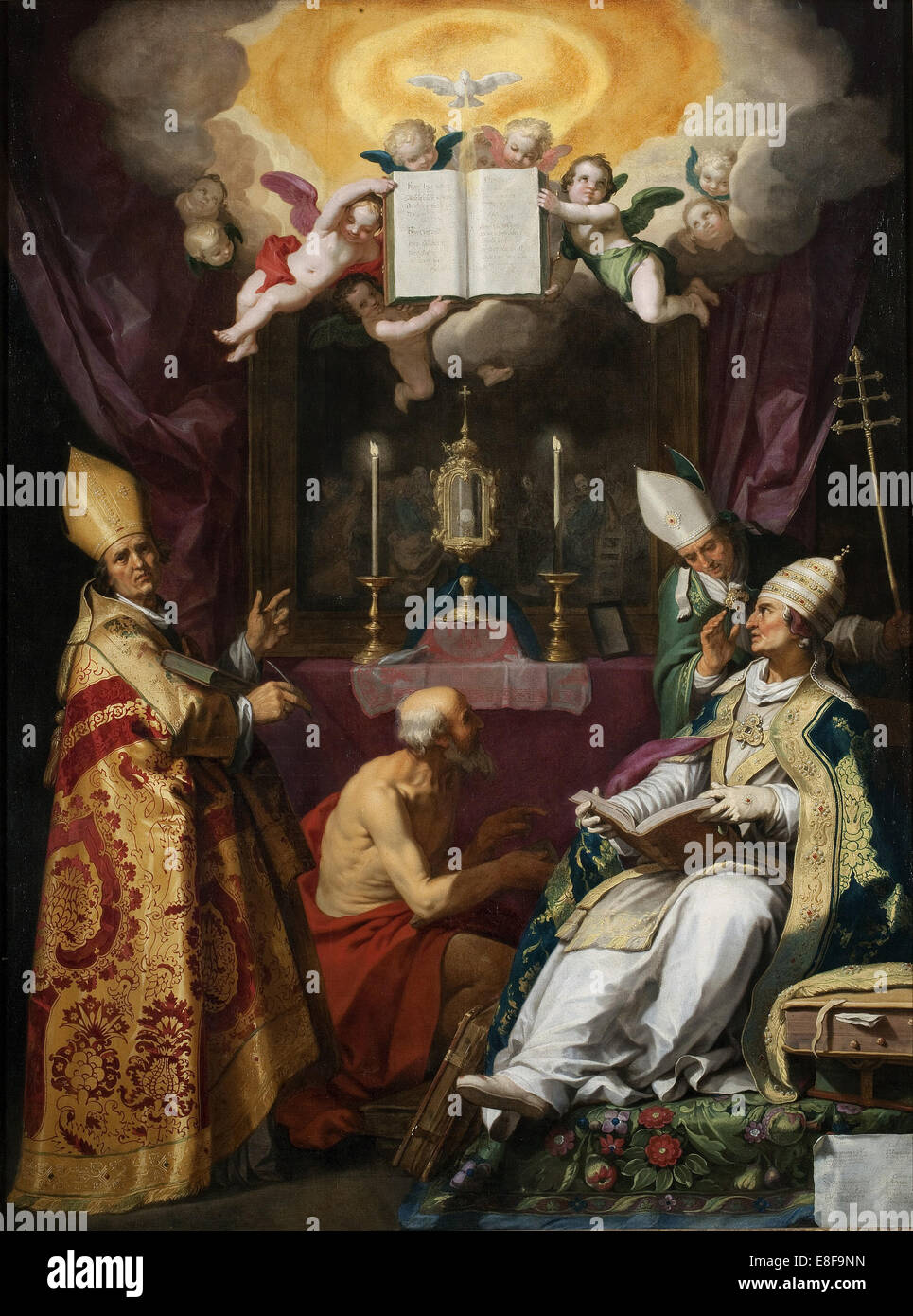 Four fathers of the church hi-res stock photography and images - Alamy
