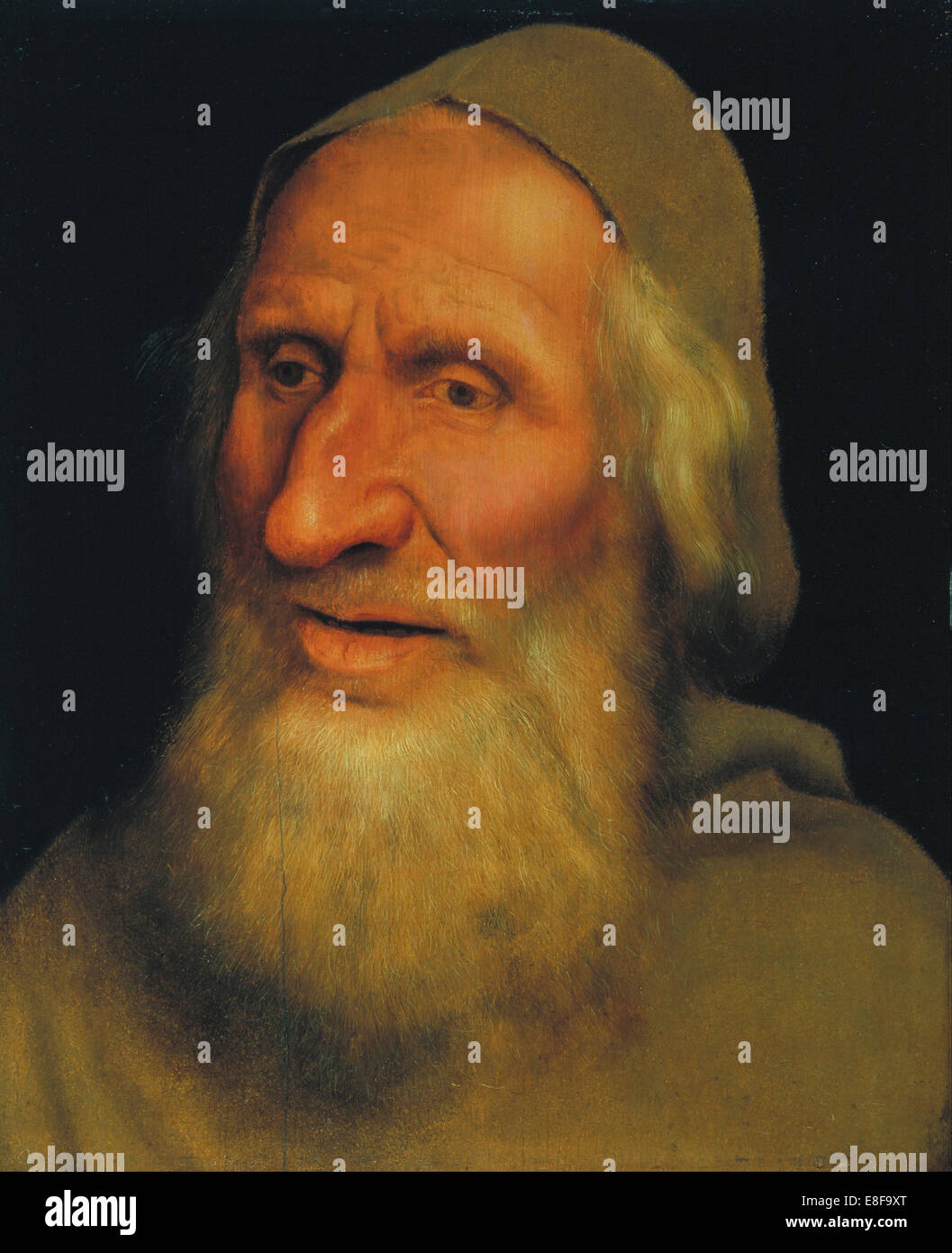 Head of an Old Man. Artist: Massys, Quentin (1466–1530) Stock Photo