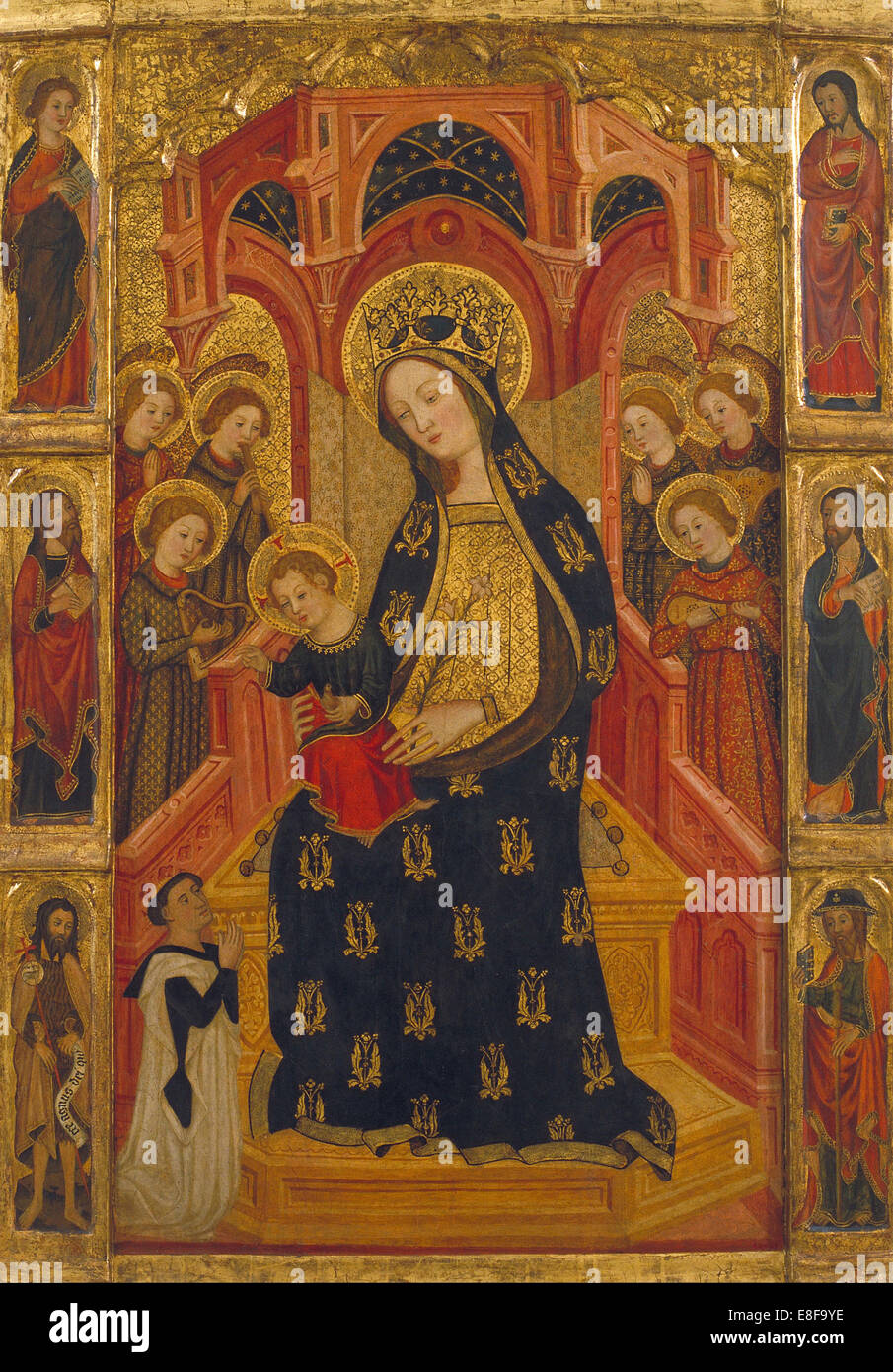 Virgin of the Angels. Artist: Estencop, Enrique de (active 1387-1400) Stock Photo