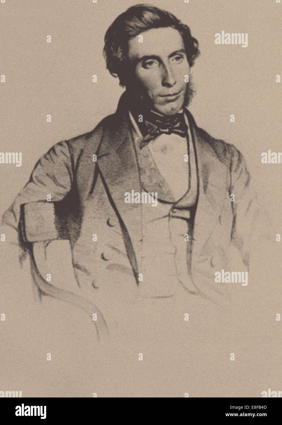 Sir William Wilde (1815-1876). Artist: Maguire, J.H. (active 19th century) Stock Photo