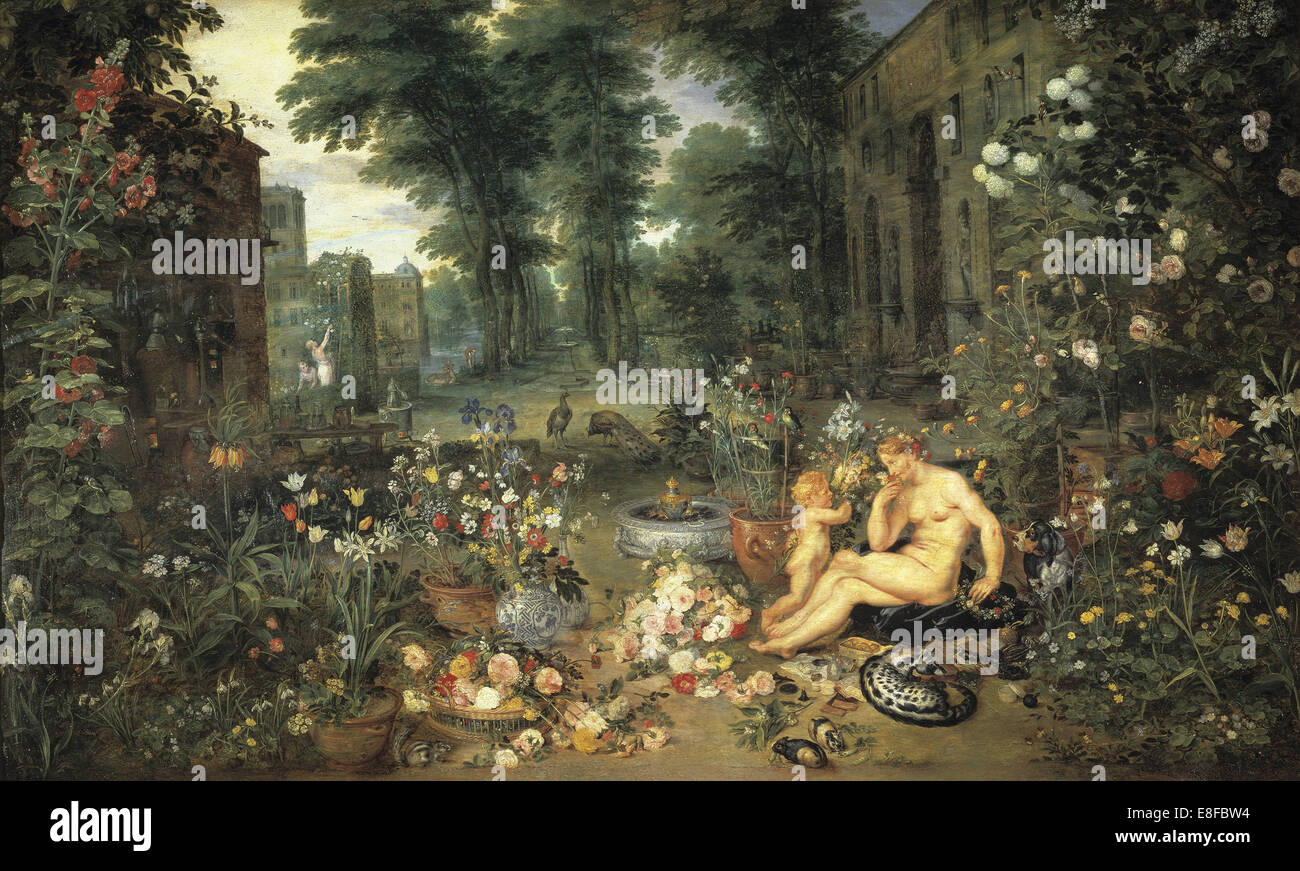The Allegory of Smell. Artist: Rubens, Pieter Paul (1577-1640) Stock Photo