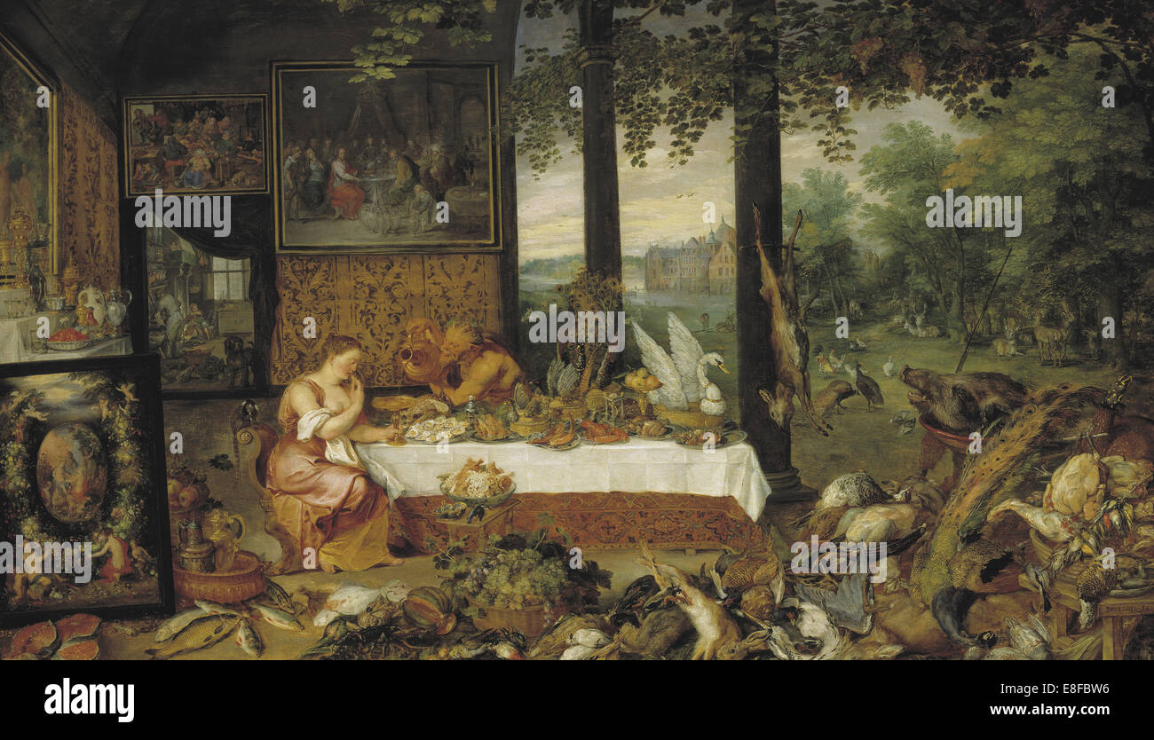 The Allegory of Taste. Artist: Rubens, Pieter Paul (1577-1640) Stock Photo