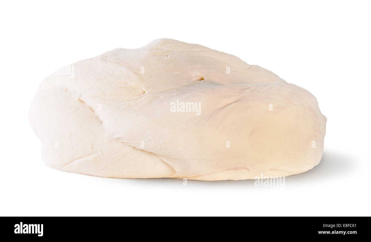 Rising Bread Dough Isolated On White Background Stock Photo