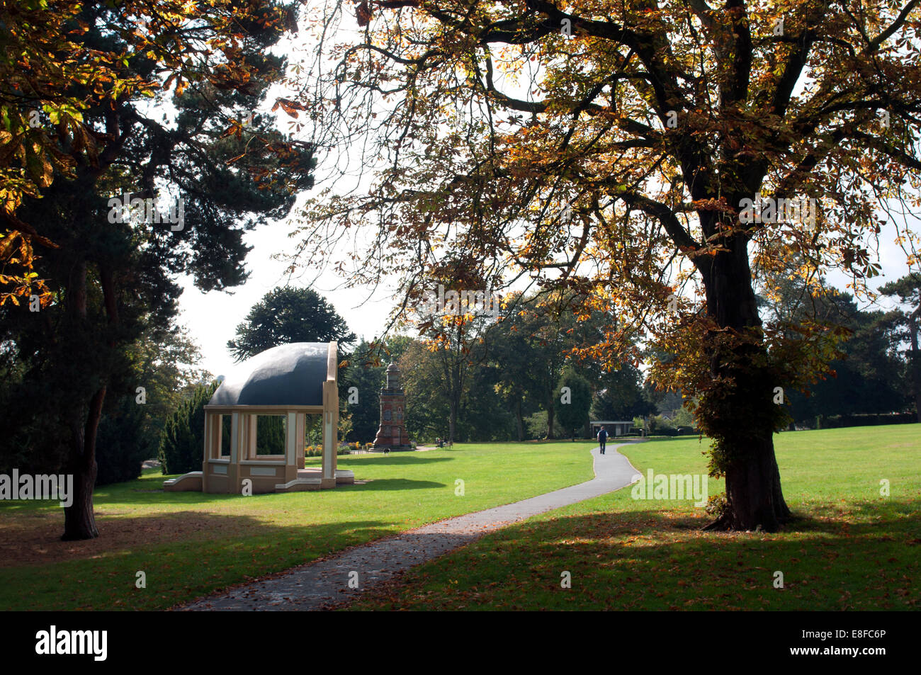 Brinton Park, Kidderminster, Worcestershire, England, UK Stock Photo
