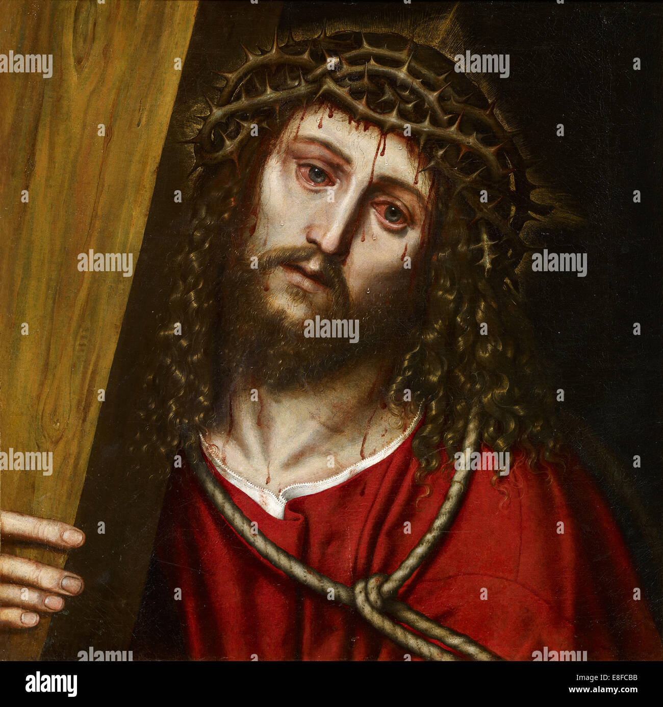 Christ Carrying the Cross. Artist: Frangipane, Niccolò (active 1563-1597) Stock Photo