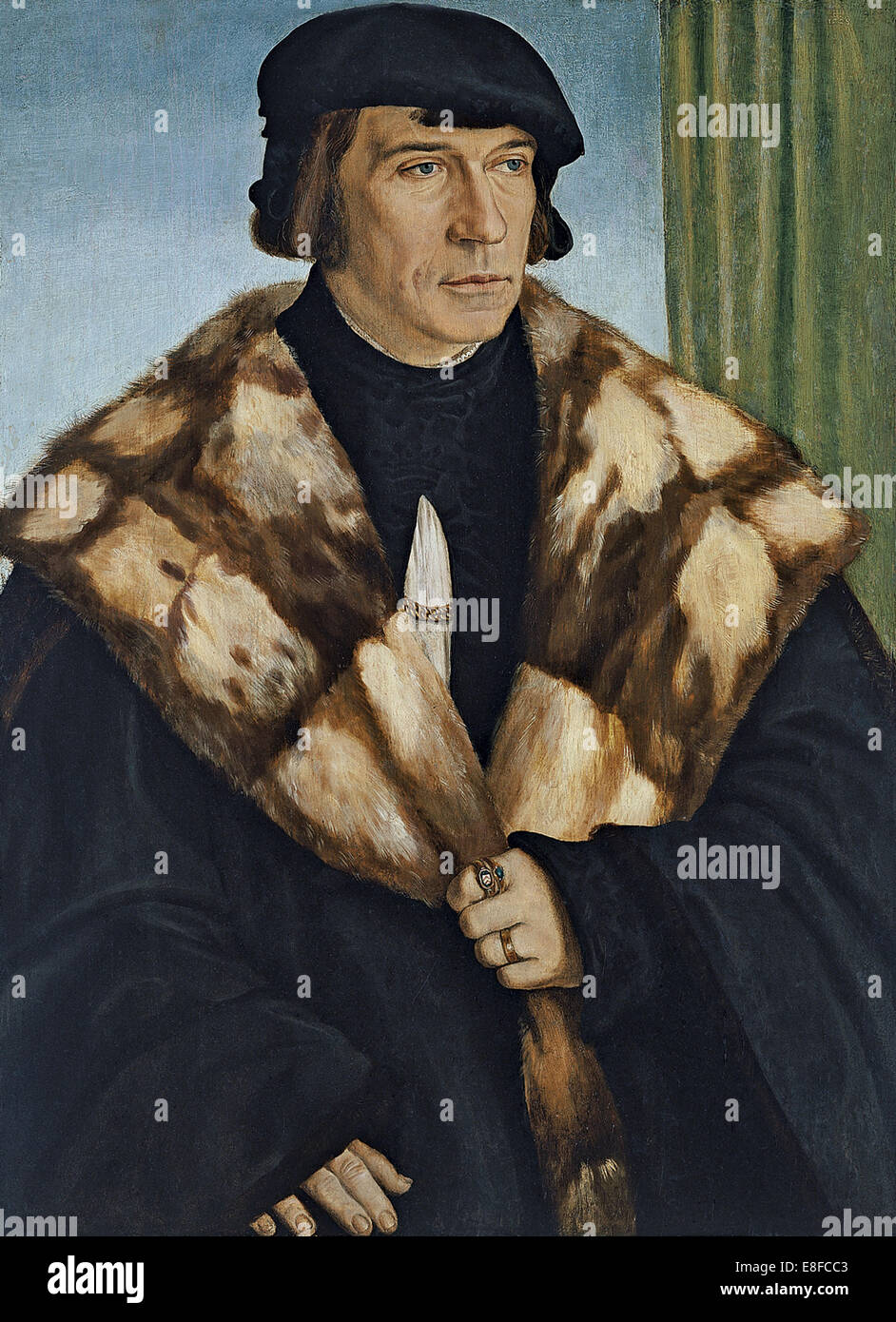 Portrait of Ruprecht Stüpf. Artist: Beham, Barthel (c. 1502-1540) Stock Photo