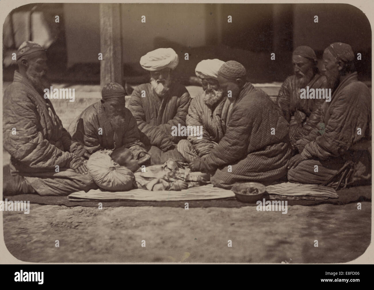 カット無し、アラブ首長国連邦、マナマ、美術シート cbj_s114_er Middle Eastern Dress, c1873 Print. Art Prints, Posters