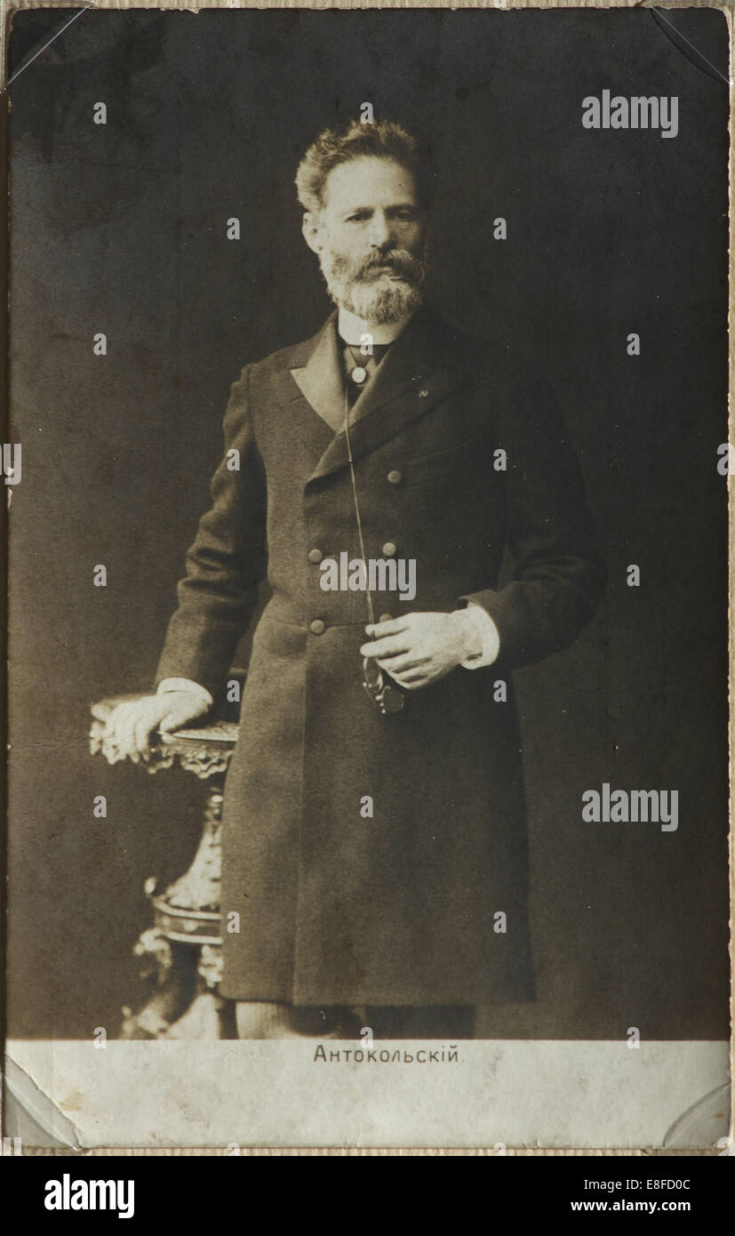 Mark Matveyevich Antokolsky (1840-1902). Artist: Anonymous Stock Photo