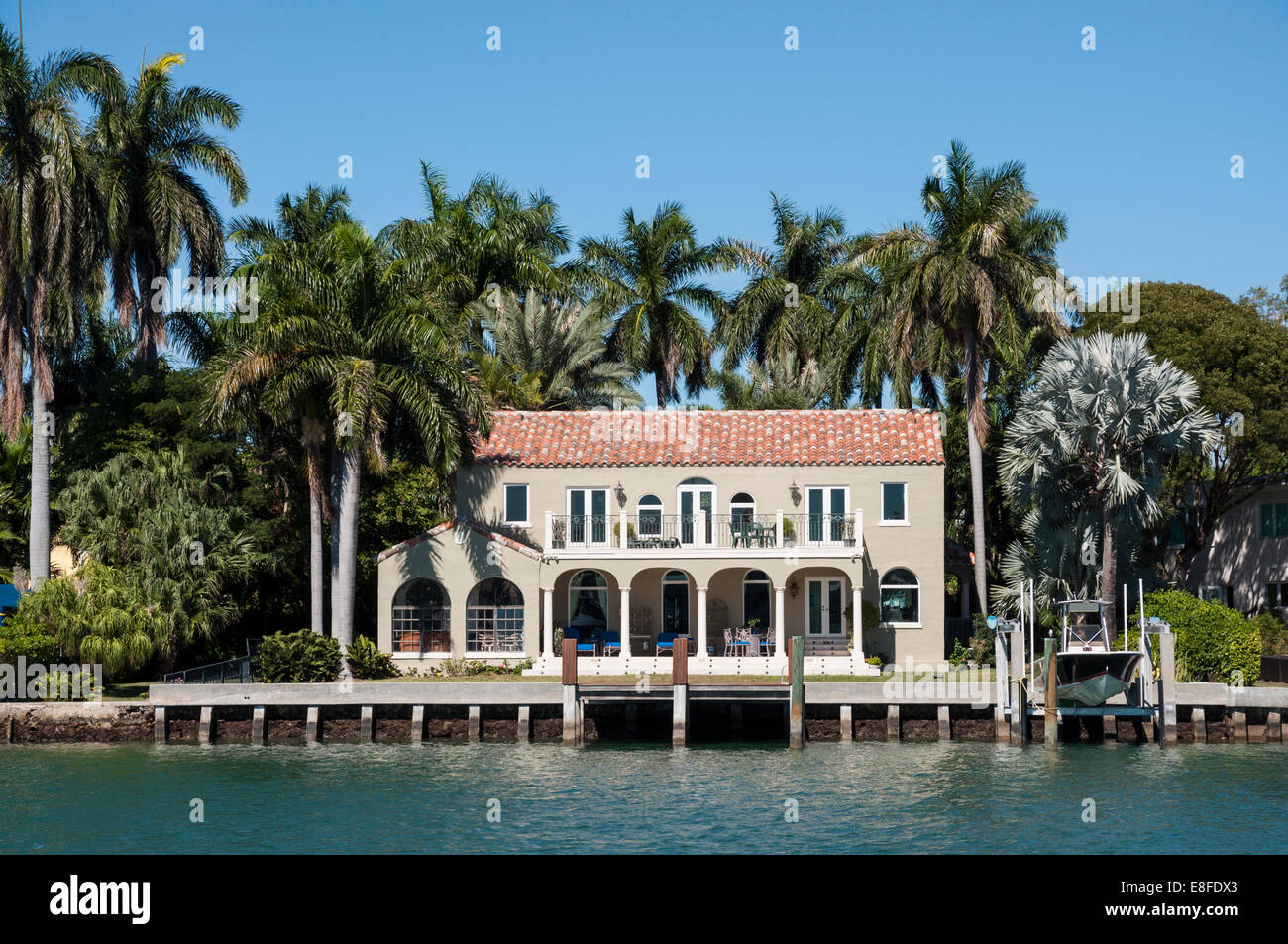 Luxury house on Star Island in Miami, Florida, USA Stock Photo Alamy