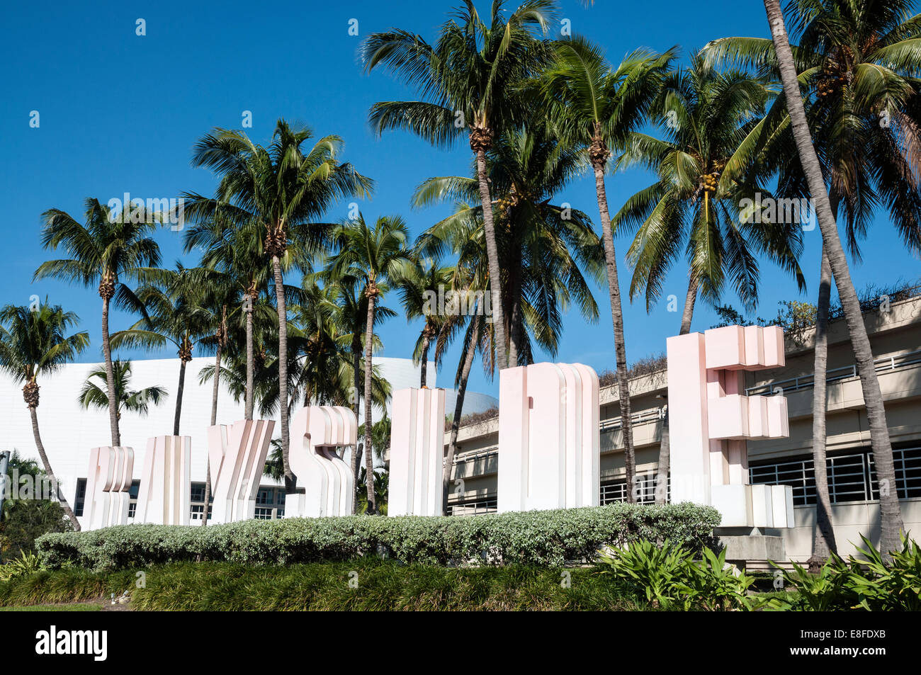 Bayside area in Miami, Florida, USA Stock Photo