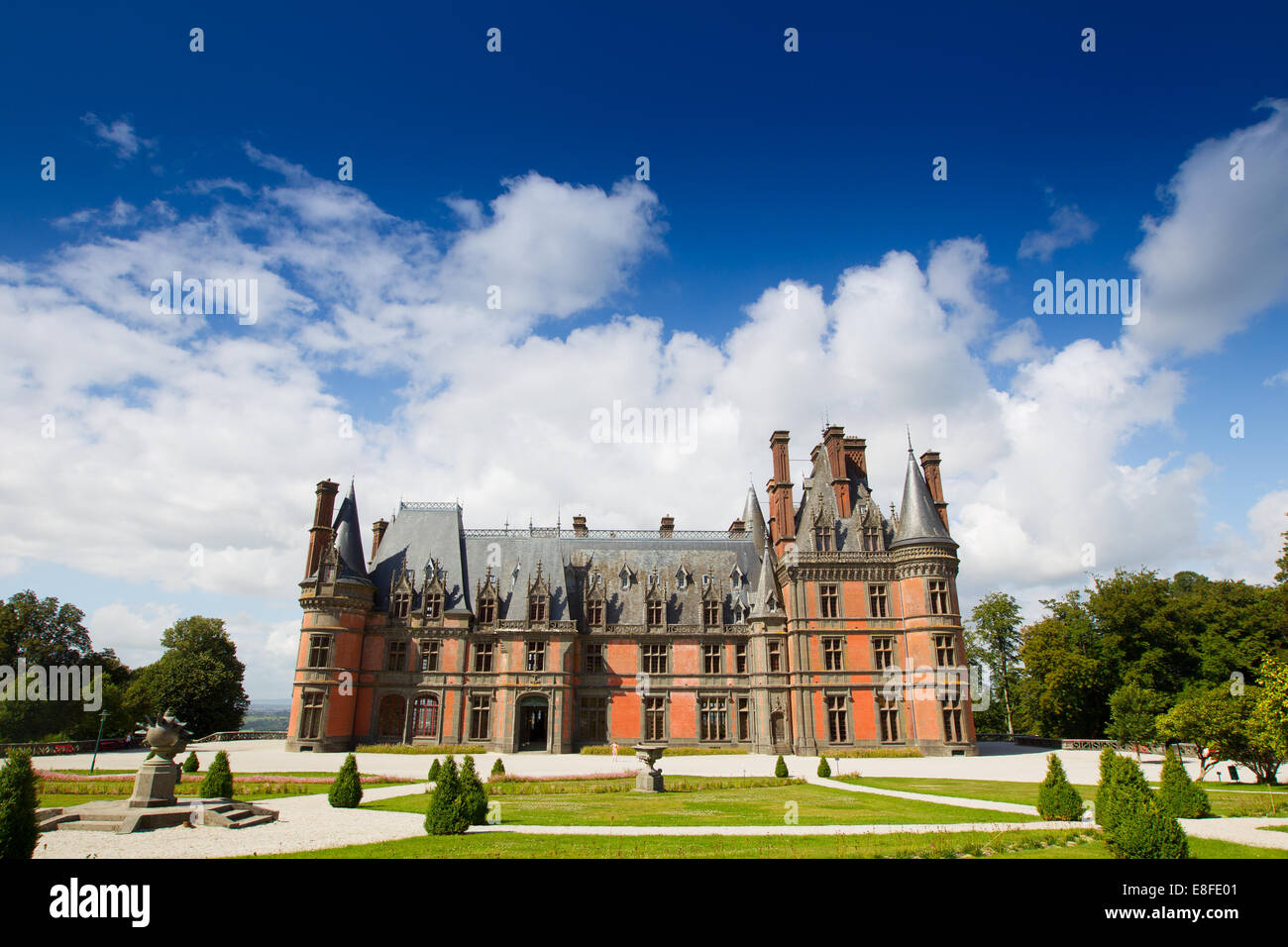 Château de Trévarez in Brittany France. Stock Photo