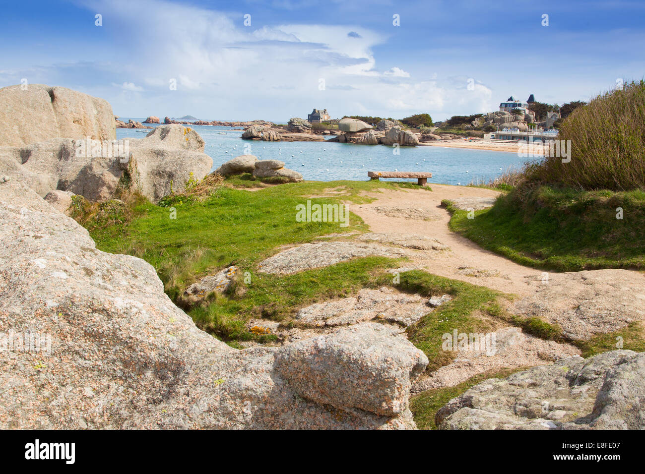 The North Brittany Coast, France Stock Photo