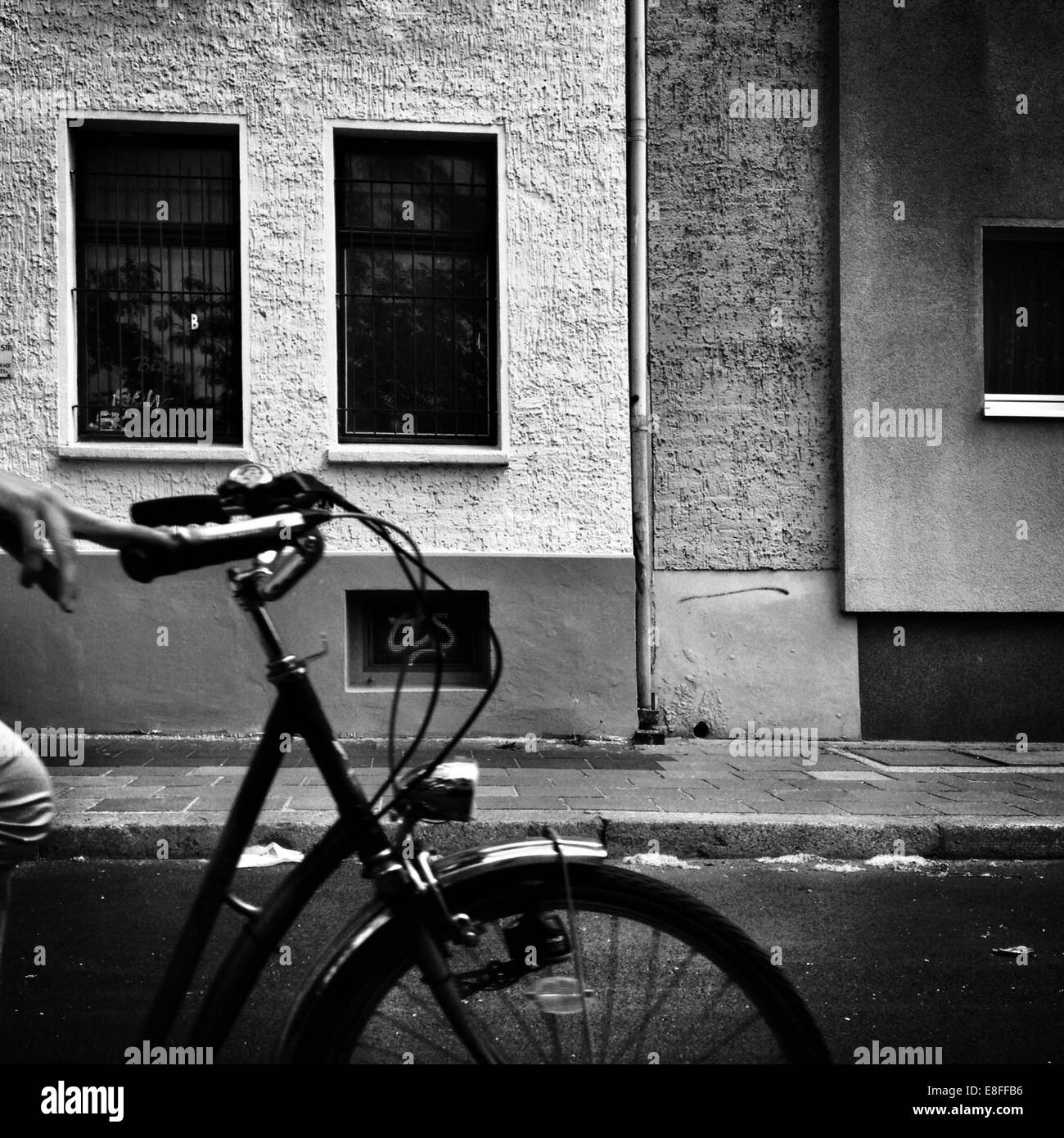 Bicycle architecture Black and White Stock Photos & Images - Alamy