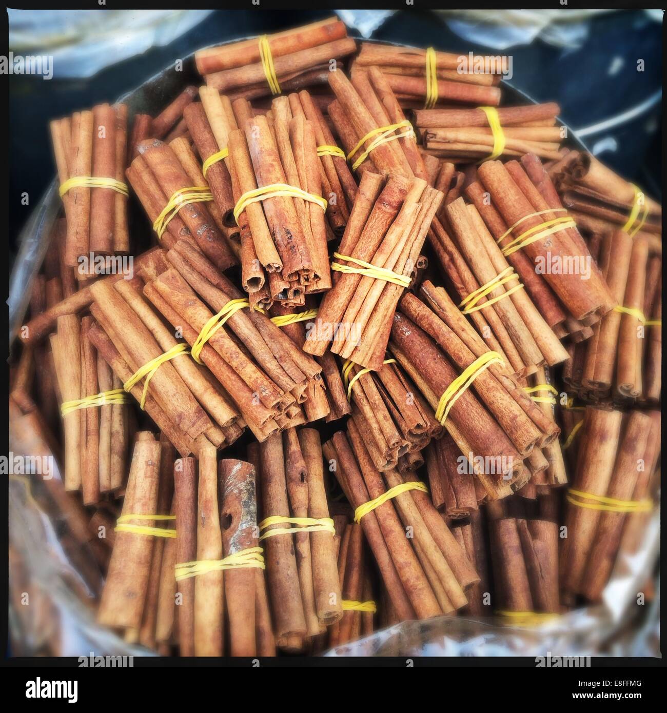 Cinnamon sticks for sale Stock Photo 74100336 Alamy