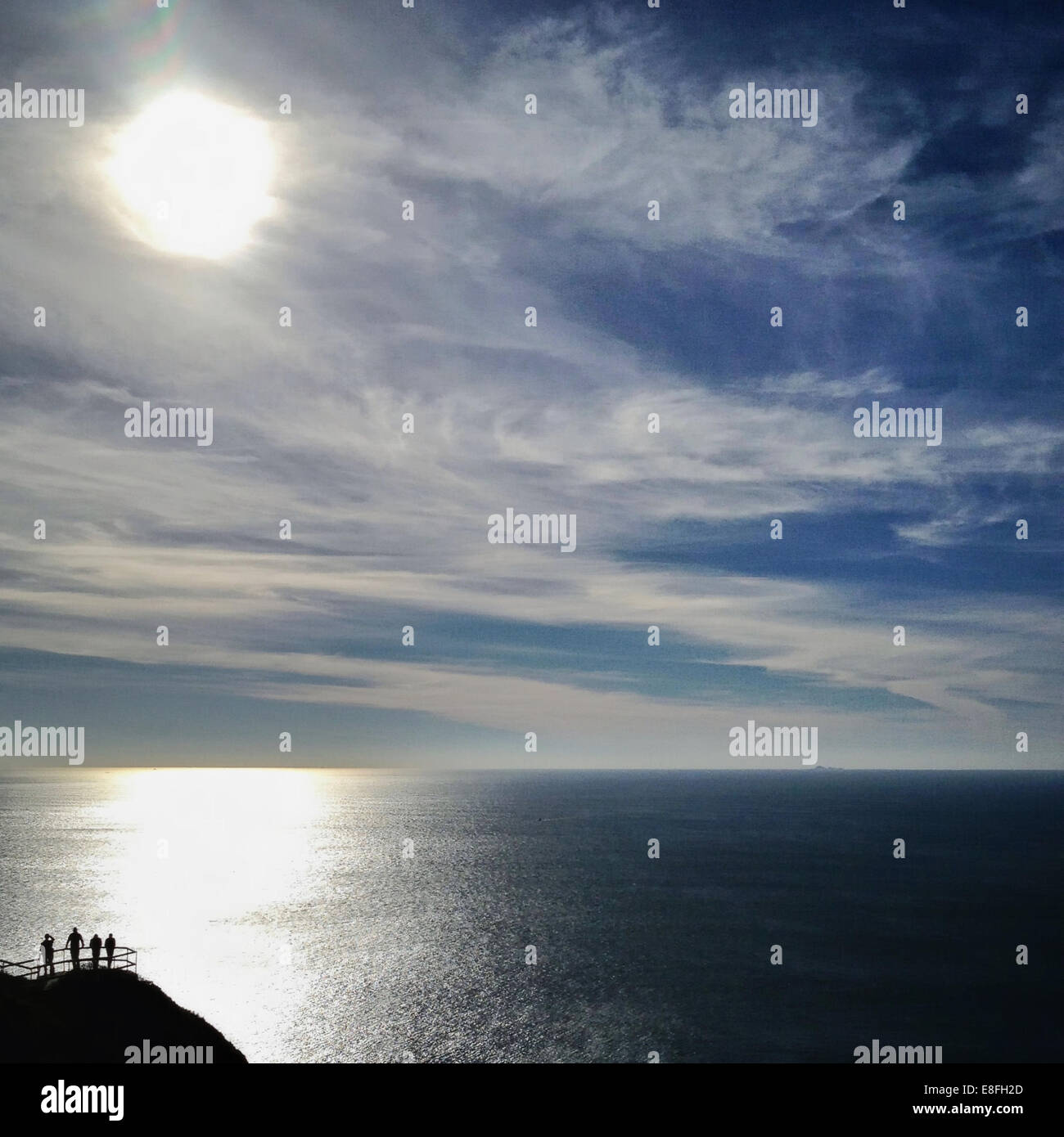 USA, California, Marin County, Muir Beach, View of Pacific Ocean Stock Photo