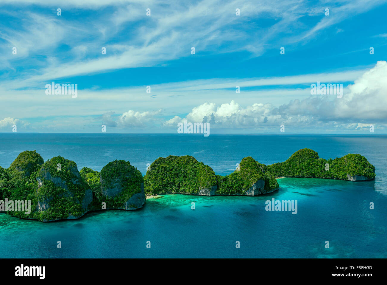 Wayag islands, Raja Ampat, West Papua, Indonesia Stock Photo