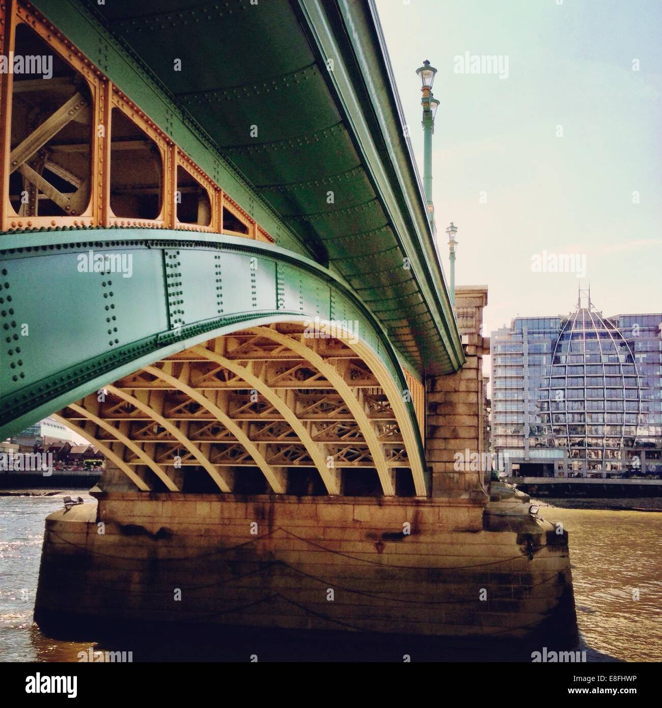 United Kingdom, London, Greater London, Southwark Bridge Stock Photo