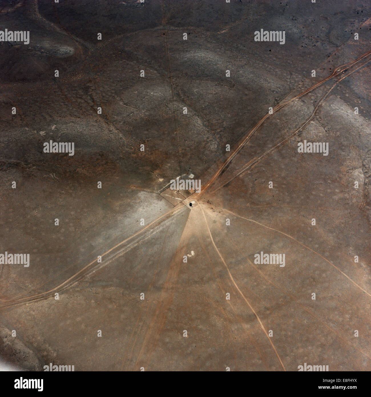 Aerial view of desert landscape, Kansas, USA Stock Photo Alamy