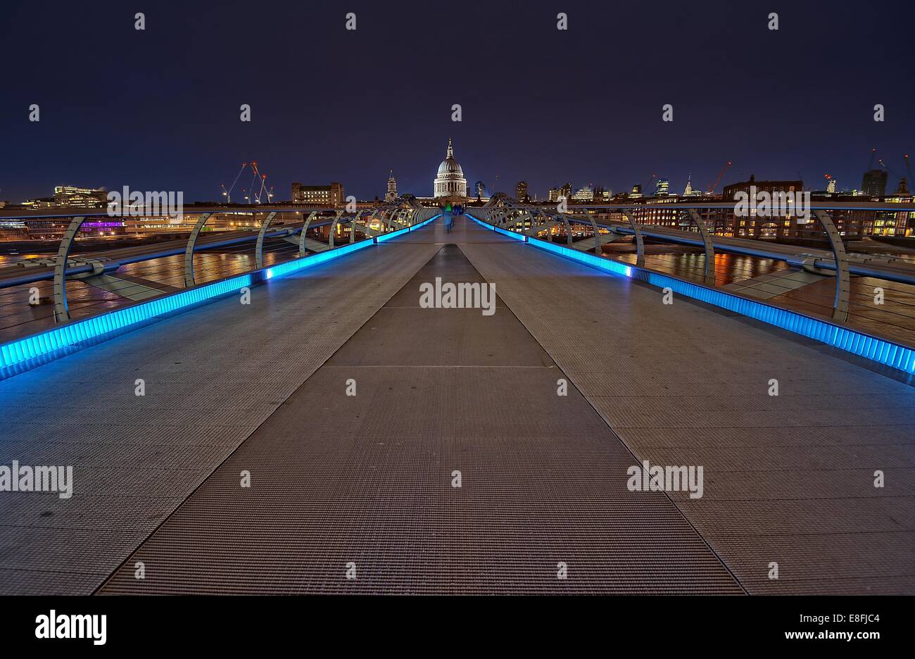 Millennium Bridge Stock Photo