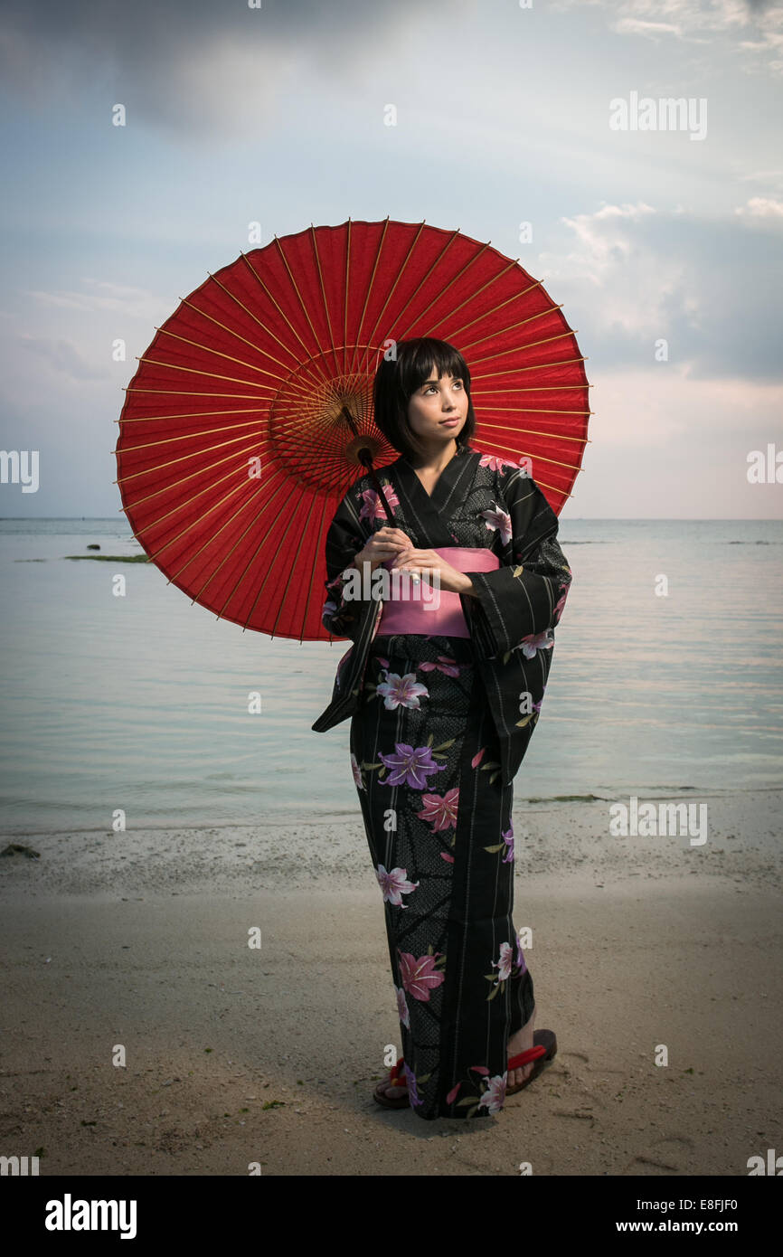 Woman In Kimono High Resolution Stock Photography and Images - Alamy