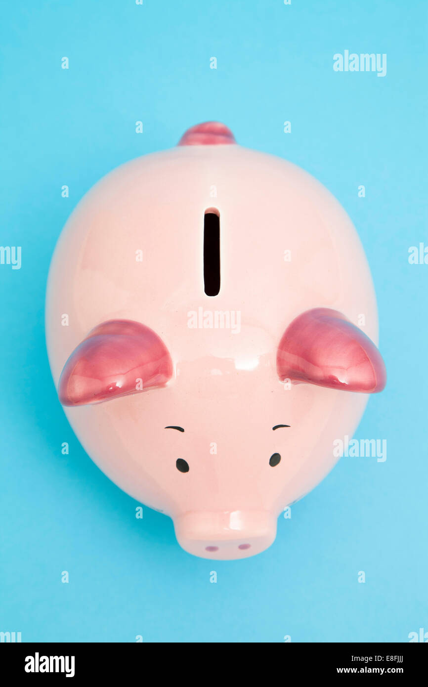 Close-up of a Piggy Bank Stock Photo - Alamy