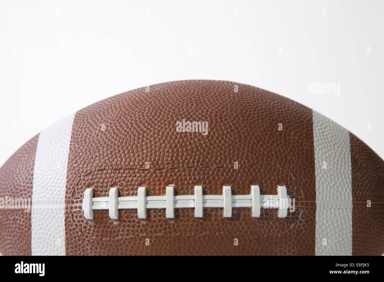 Close up of an American football Stock Photo