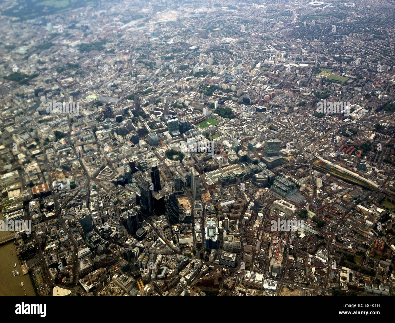 Aerial view of London, England, United Kingdom Stock Photo