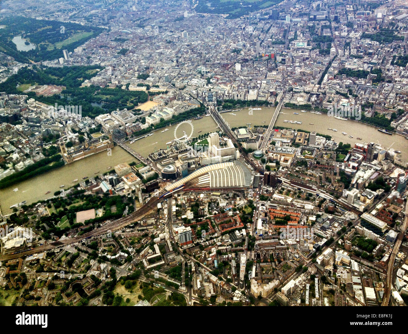 Aerial view of London, England, United Kingdom Stock Photo