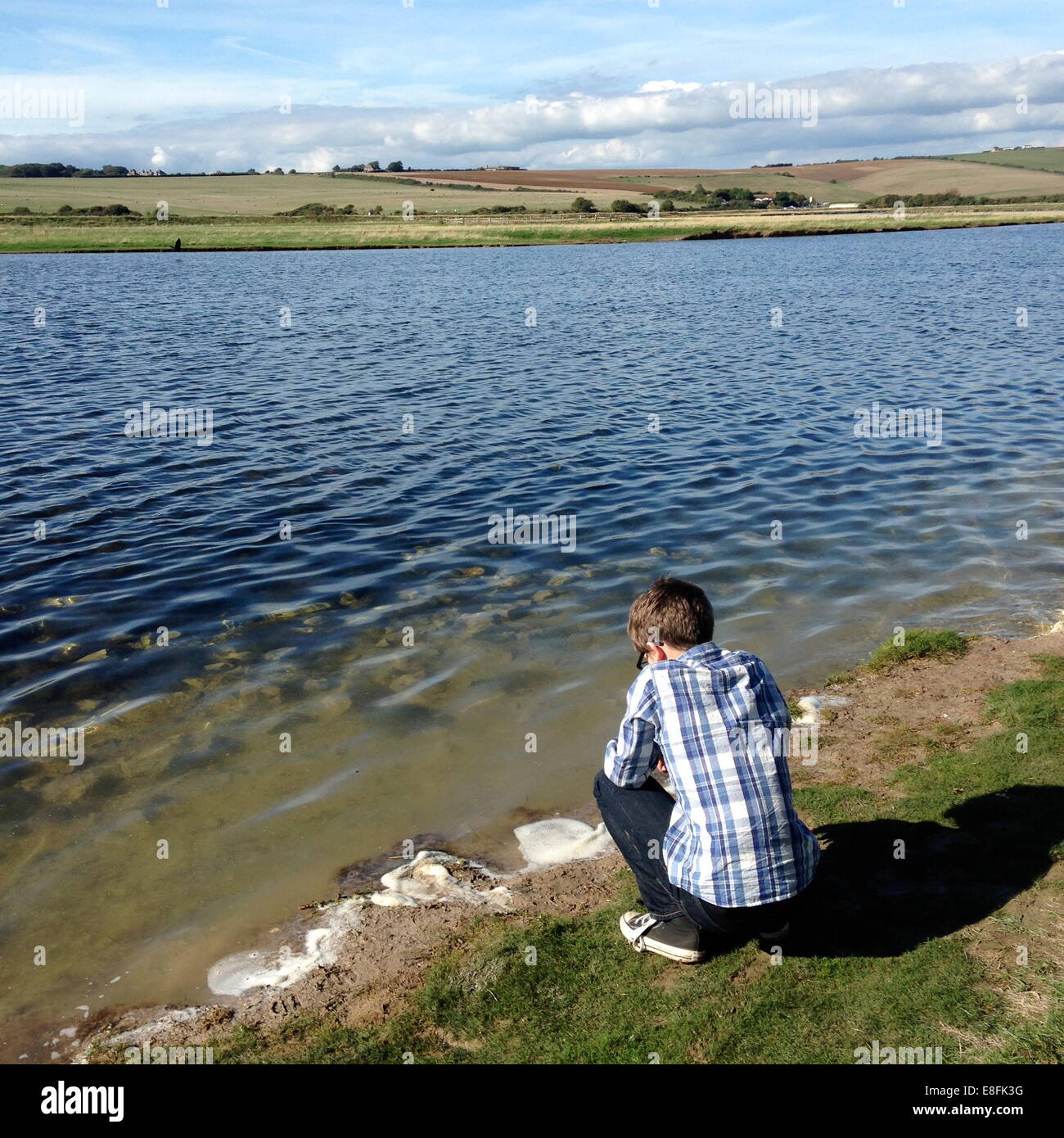 Reflection At The Water's Edge Stock Photo - Alamy
