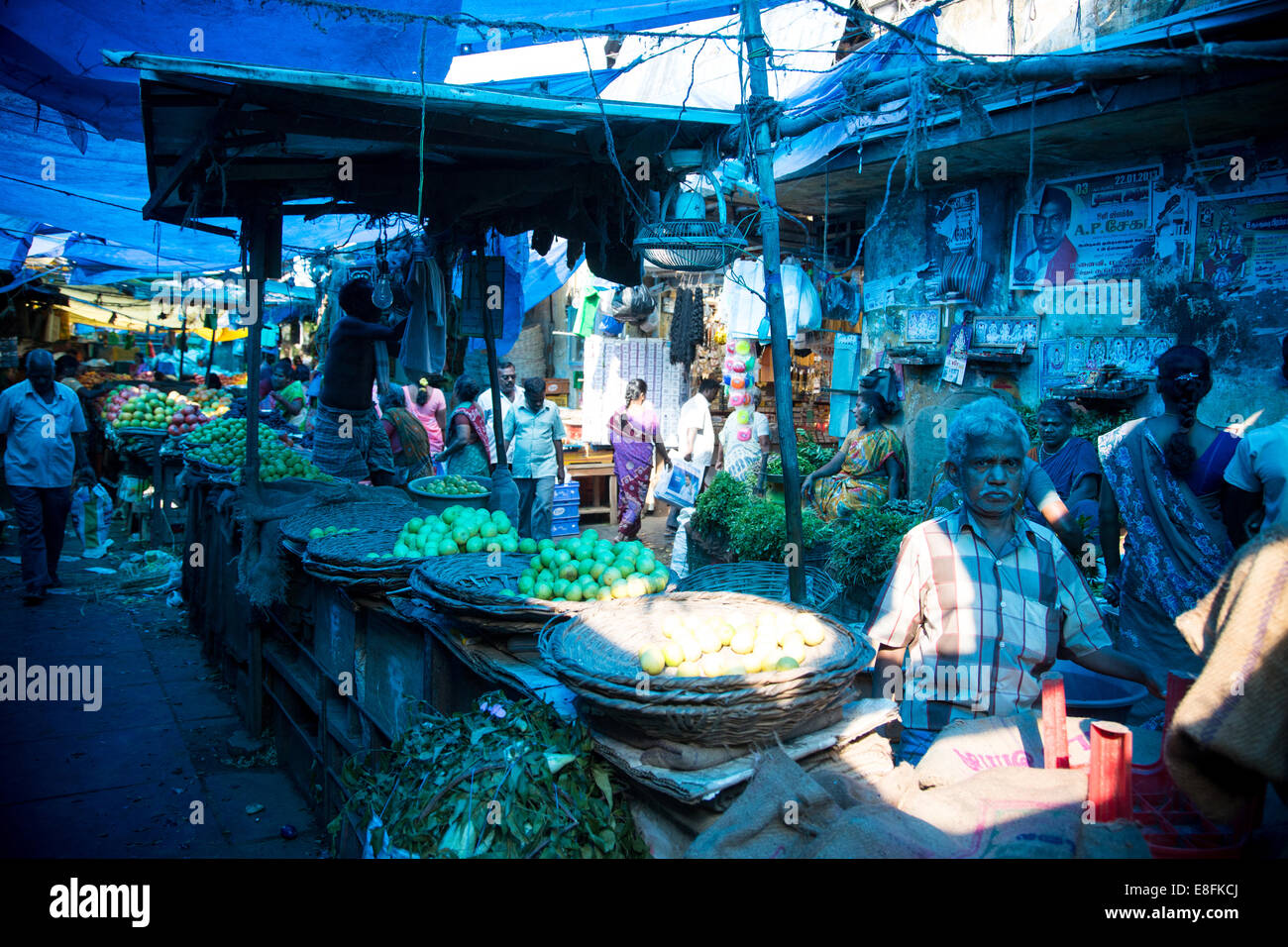 Pondicherry, Tamil Nadu, India Stock Photo
