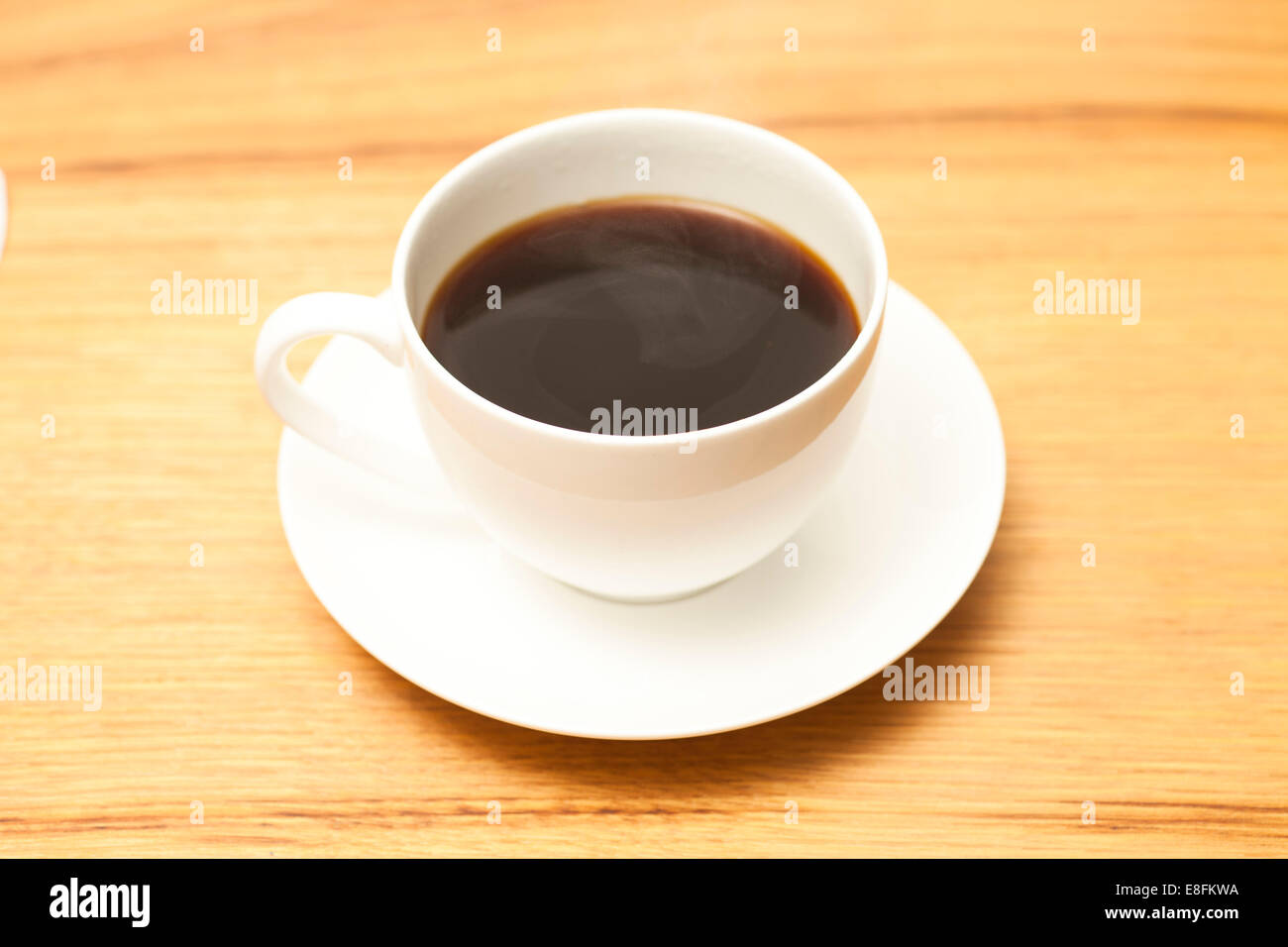Cup of Americano Coffee Stock Photo