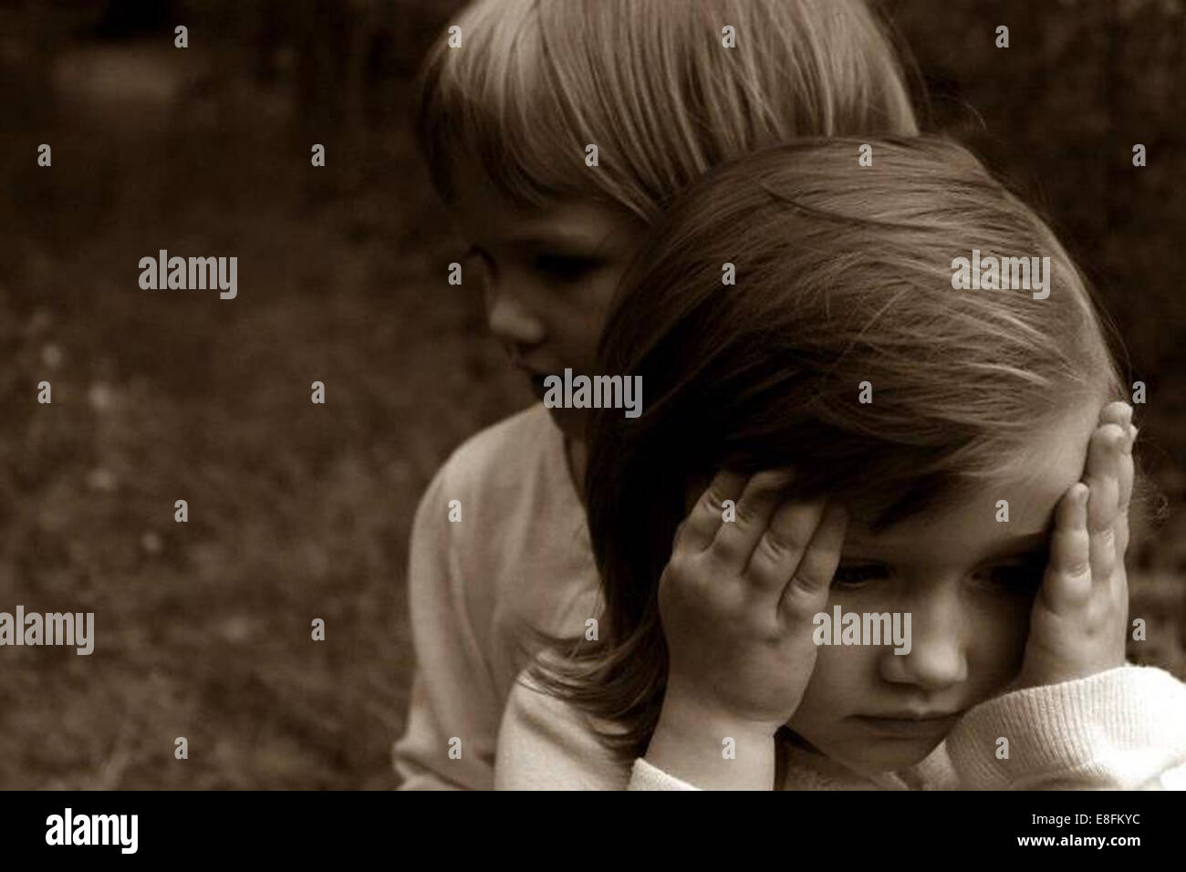 Two girls in forest hi-res stock photography and images - Alamy