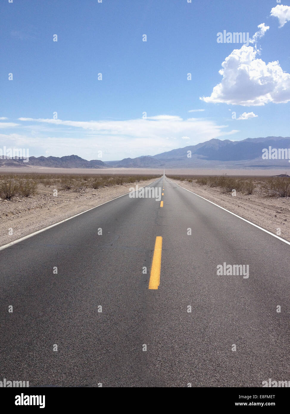 USA, Nevada, Infinity road Stock Photo